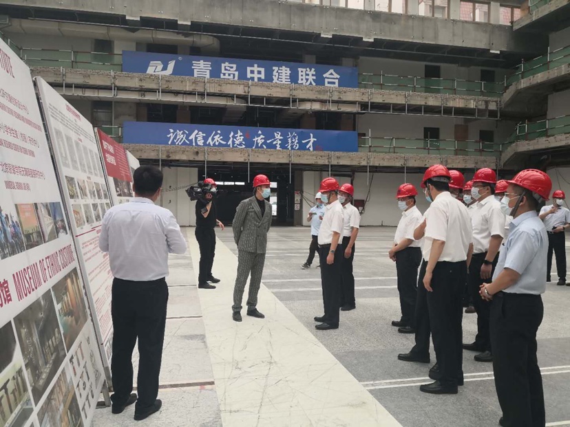 中建联合|山东省委常委、青岛市委书记王清宪走访调研北服青岛时尚产业园项目(图1)