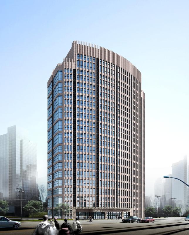 中建联合|莱钢大厦莱钢综合商务写字楼项目顺利封顶！(图2)