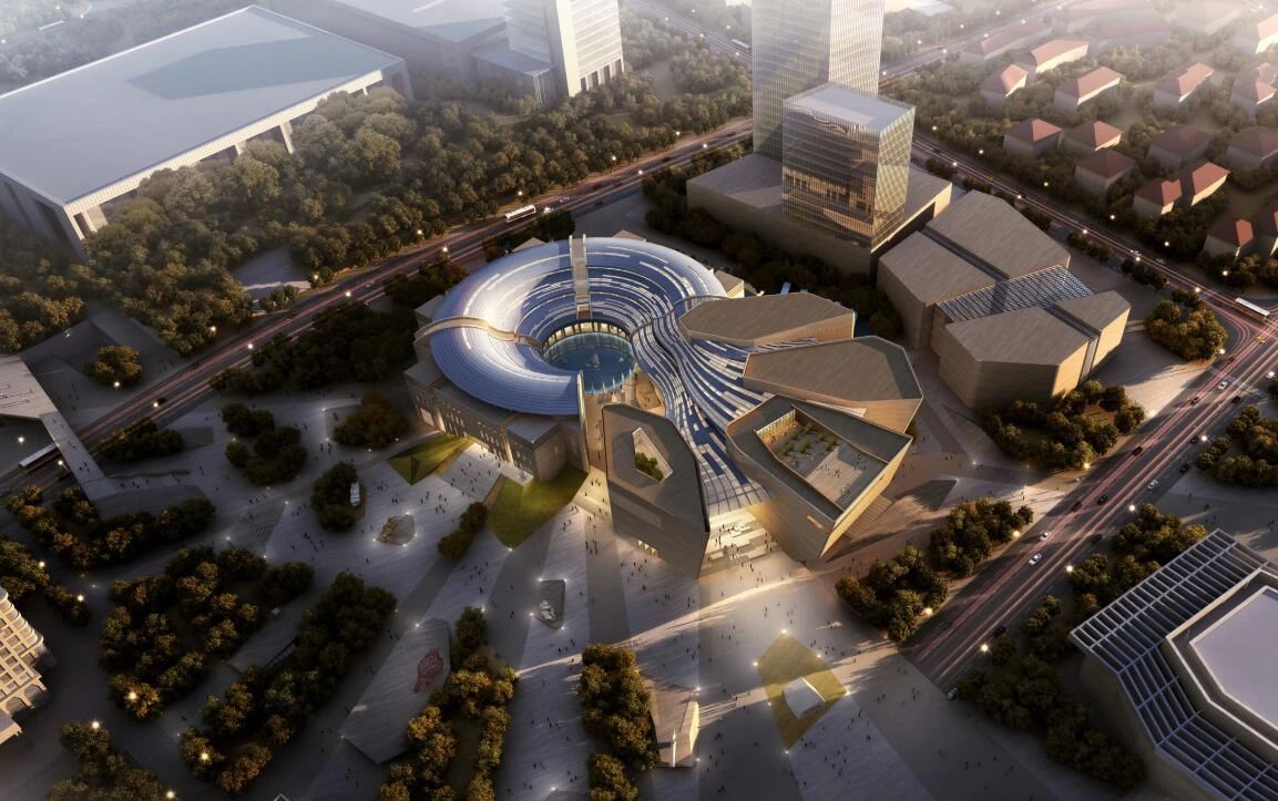 中建联合|打造城市文化新空间，青岛博物馆扩建工程正式开工(图6)